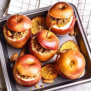 Pleine Vie 412 Pommes rôties farcies au muesli