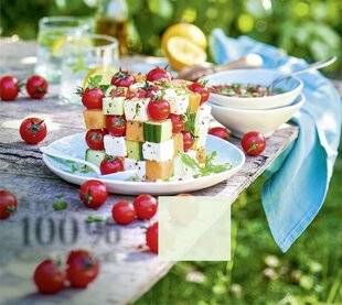 Pleine Vie 470 Rubik's Cube melon, concombre, tomates et feta