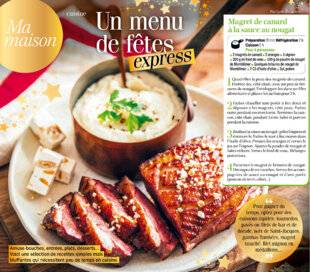 Pleine Vie 475 Magret de canard à la sauce au nougat