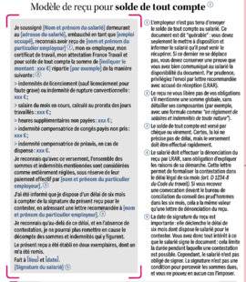 Pleine Vie 478 Je dois remettre un solde de tout compte à mon aide-ménagère