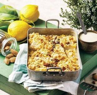 Pleine Vie 479 Crumble de cabillaud au citron et à la Cancoillotte