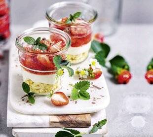 Pleine Vie 480 Verrine minute fraise et menthe