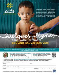 Pleine Vie 482 La chaîne de l'espoir