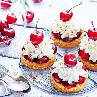 Pleine Vie 482 Tartelette aux cerises