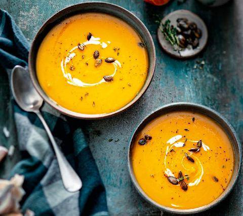 Pleine Vie 485 Crème de potimarron et graines de courge