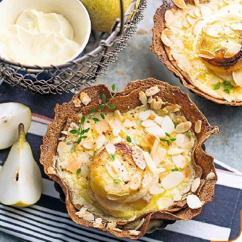 Pleine Vie 485 Galettes chèvre, miel et amandes