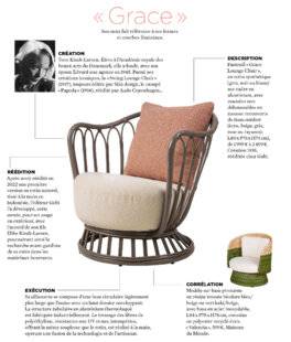 Le Journal de la Maison 571 Un fauteuil glamour