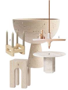 Le Journal de la Maison 574 matière travertin