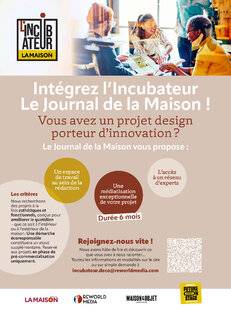 Le Journal de la Maison 574 L'INCUBATEUR Le Journal de LA MAISON