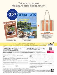 Le Journal de la Maison 580 BULLETIN D'ABONNEMENT
