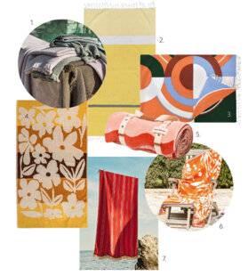 Le Journal de la Maison 580 Le linge de plage prend le grand large