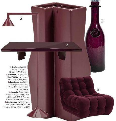 Le Journal de la Maison 582 couleur aubergine