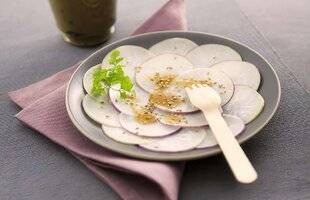 Mon Jardin & Ma Maison 781 Carpaccio de navet au sésame