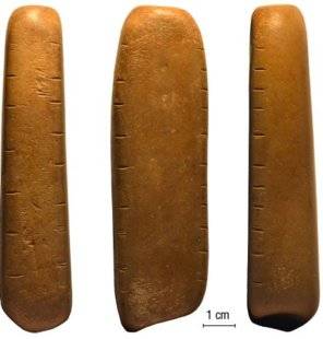 Science & Vie 1225 CETTE PIERRE GRAVÉE SERAIT LE PLUS ANCIEN CALENDRIER LUNAIRE