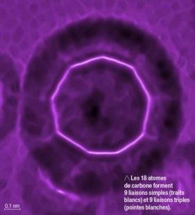 Science & Vie 1225 UN PREMIER ANNEAU DE CARBONE PUR A ÉTÉ SYNTHÉTISÉ