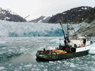 Science & Vie 1225 EN ALASKA, LE GLACIER LECONTE FOND 100 FOIS PLUS VITE QUE PRÉVU