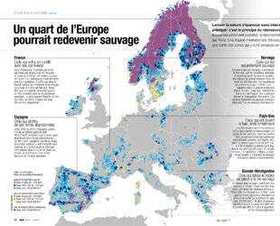 Science & Vie 1292 Un quart de l'Europe pourrait redevenir sauvage
