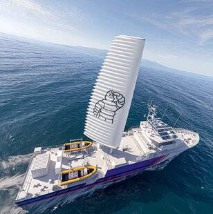 Science & Vie 1294 Les bateaux seront équipés d'une voile gonflable
