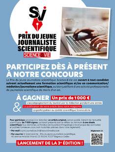 Science & Vie 1296 PRIX DU JEUNE JOURNALISTE SCIENTIFIQUE SCIENCE&VIE