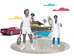 Science & Vie 1306 Non, le tennis ne fait pas gagner dix ans d'espérance de vie