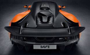 Sport Auto 754 L'aileron arrière de la McLaren W1