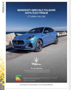 Sport Auto 764 MASERATI GRECALE FOLGORE 100% ÉLECTRIQUE