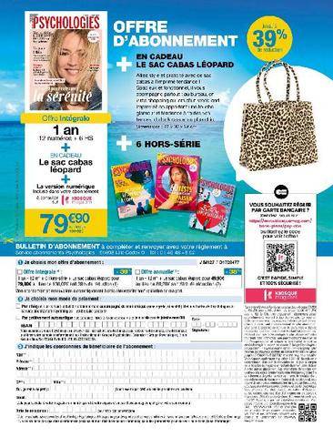 Psychologies Poche 485 