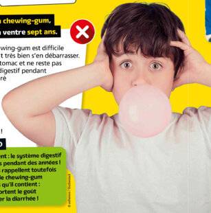 Science & Vie Découvertes 327 Si tu avales un chewing-gum, il reste dans ton ventre sept ans.