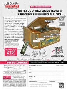 Les Cahiers de Science & Vie 223 LES CAHIERS SCIENCES & VIE - LA BOUTIQUE -