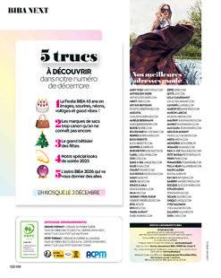 Biba Poche 541 5 trucs À DÉCOUVRIR dans notre numéro de décembre - Nos meilleures adresses mode