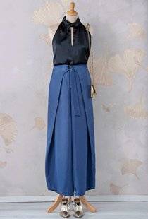 Modes & Travaux 1465 Pantalon esprit sarong (Modèle Mumbai)