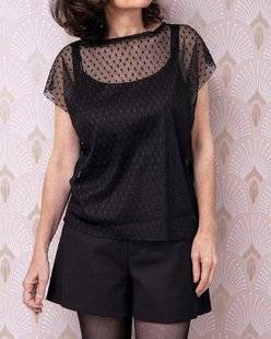 Modes & Travaux 1465 Un top en tulle