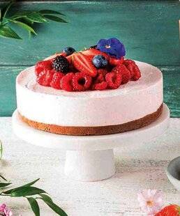 Modes & Travaux 1485 CHEESECAKE AUX FRUITS ROUGES SANS CUISSON