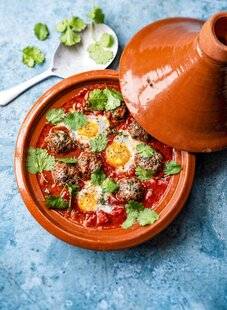 Modes & Travaux 1495 TAJINE DE KEFTAS aux œufs