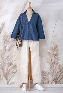 Modes & Travaux 1498 CHEMISE CHAMBRAY (MODÈLE MONTREUX)