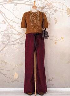Modes & Travaux 1499 Patron offert Pantalon en velours (Modèle Canterbury)