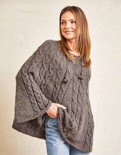Modes & Travaux 1500 LE PONCHO À TORSADES