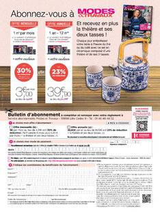 Modes & Travaux 1501 MODE & TRAVAUX