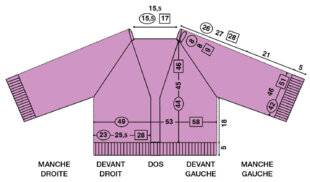 Modes & Travaux 1502 UN PETIT GILET TOUT DOUX