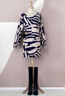 Modes & Travaux 1504 Robe graphique