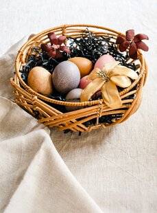 Modes & Travaux 1505 Corbeille d'œufs et de fleurs