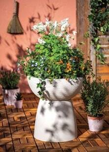 Modes & Travaux 1508 Je transforme des pots basiques en jardinière élégante