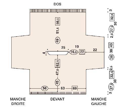 Modes & Travaux 1510 UN PULL QUADRILLÉ