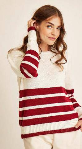 Modes & Travaux 1511 UN PULL BICOLORE