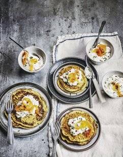 Marmiton 79 Blinis de pomme de terre, cottage cheese et truite fumée