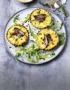 Marmiton 79 Tartelettes de pomme de terre au magret de canard
