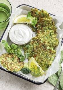 Marmiton 79 Galettes de brocoli au citron et à l'aneth