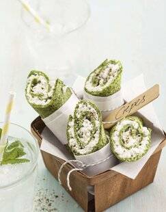 Marmiton 79 Wraps d'épinards au cottage cheese et à la feta