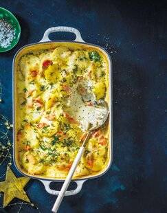 Marmiton 80 Gratin de saumon et pomme de terre à l'aneth
