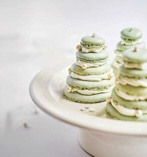 Marmiton 80 Sapins en macarons